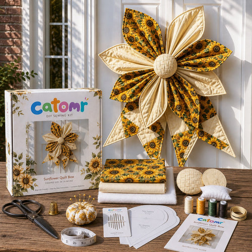 ⚡Large Patchwork Bow Sewing Kit