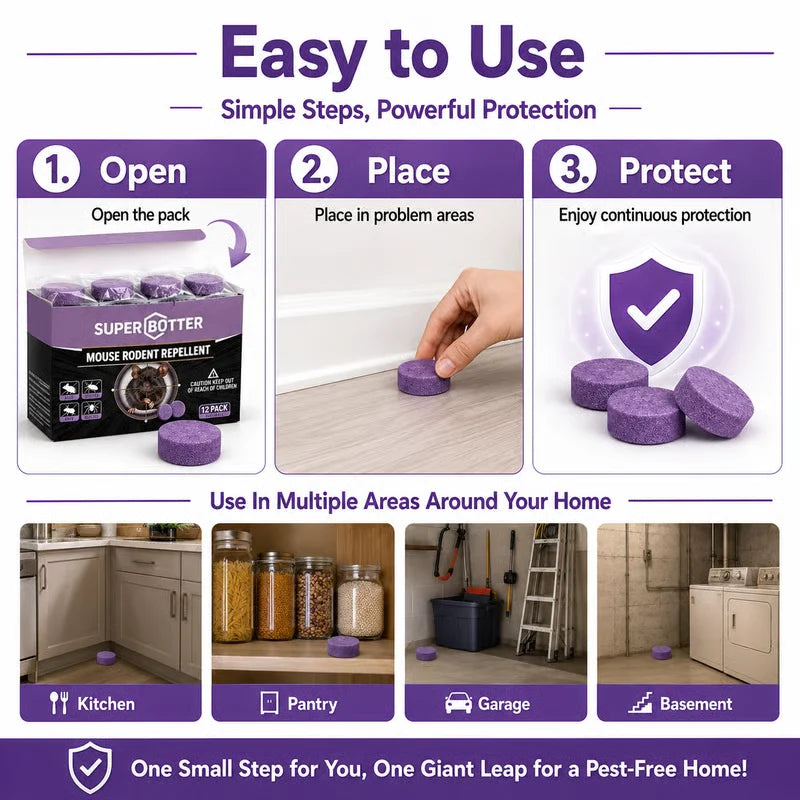 12-Pack Rodent Repellent Balls – Natural Pest Control 🐭