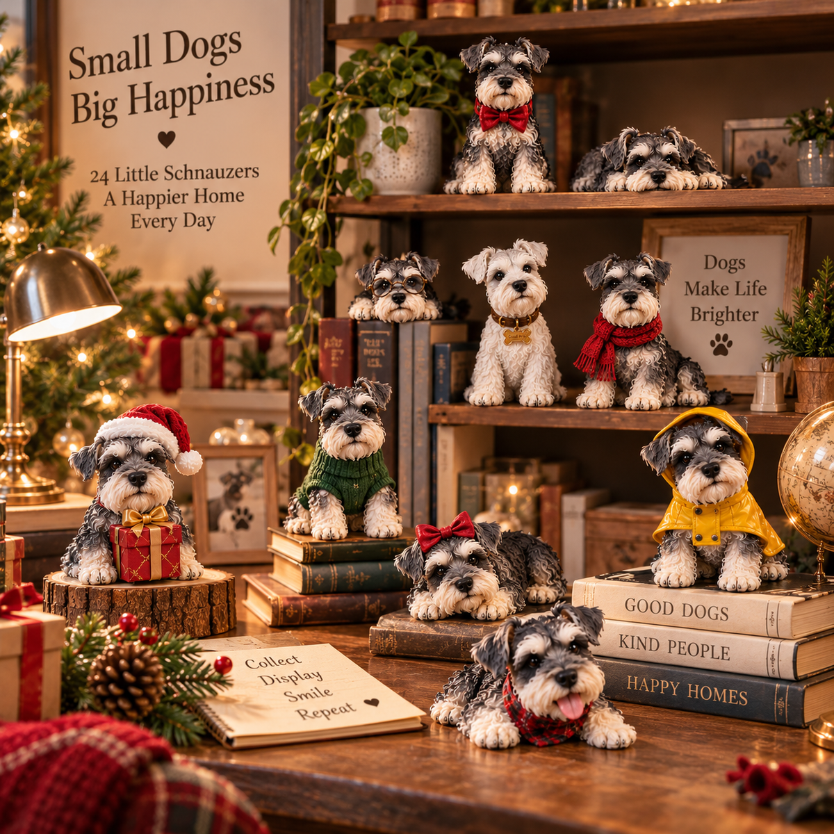 🐶 24 Days of Miniature Schnauzers – Unwrap a Little Happiness Daily 🎅