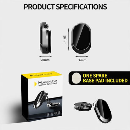 🎁2026 New Arrivals💥Phone Holder Strong magnet, 360° rotation & foldable metal. Safer driving – grab yours! ✅
