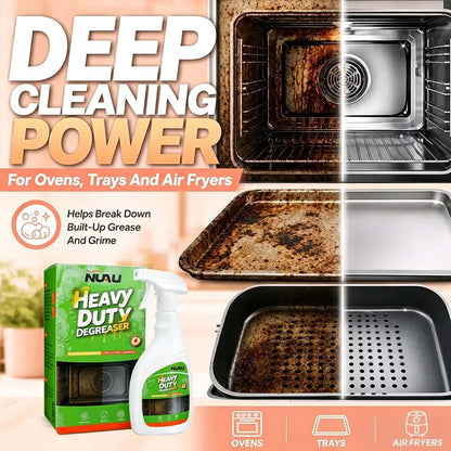 🍑 Heavy Duty Kitchen Degreaser Spray – Foaming Grease Cleaner with Fresh Peach Scent