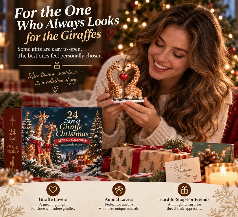 🦒 24 Days of Giraffe Christmas — 24 Unique Holiday Characters