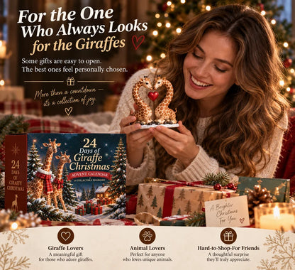 🦒 24 Days of Giraffe Christmas — 24 Unique Holiday Characters