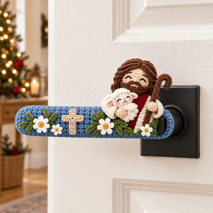 🔥Hand-Crocheted Blessing Door Handle Covers – Warm Handmade Home Decor