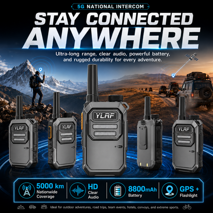 ✨Global Walkie Talkie –Rugged Waterproof Pocket Radio for Hiking & Off-Grid Teams 🌍