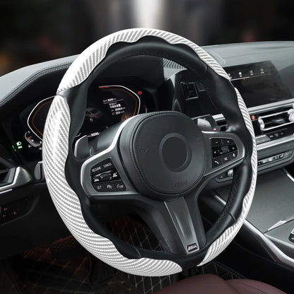 Car Steering Wheel Cover, Non slip Design Steering Wheel Protector, Universal Car Steering Wheel Cover for 15 Inch