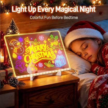 🎨🖌️LED Drawing Board for Kids with Light Effects✨