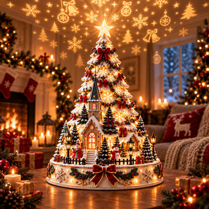 🏆 6,000+ Sold - 🎄MerryRealm Christmas Village Lightscape Tree