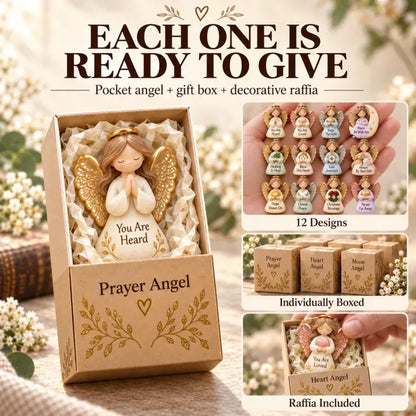 🔥👼💕12 Pocket Guardian Angels – 🎁Little Blessing Keepsake Gifts