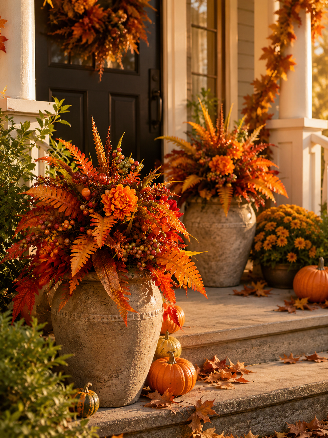 💥Hot Sale 50% off 🍂 Autumn Harvest Floral Garden Stake Arrangement