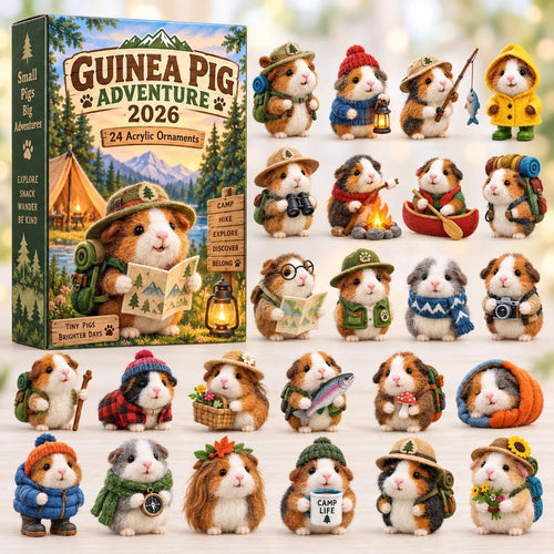 🐹🌲Guinea Pig Christmas Advent Calendar – 24 Days of Mini Surprises 2026