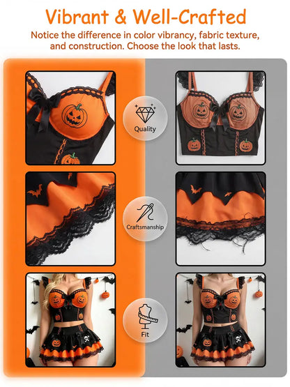 🎃 ⭐ Halloween Lingerie Set for Women, halloween clothes