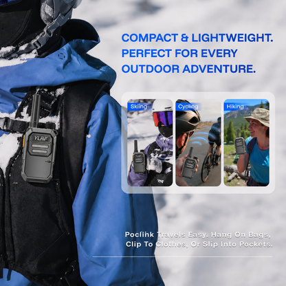 ✨Global Walkie Talkie –Rugged Waterproof Pocket Radio for Hiking & Off-Grid Teams 🌍