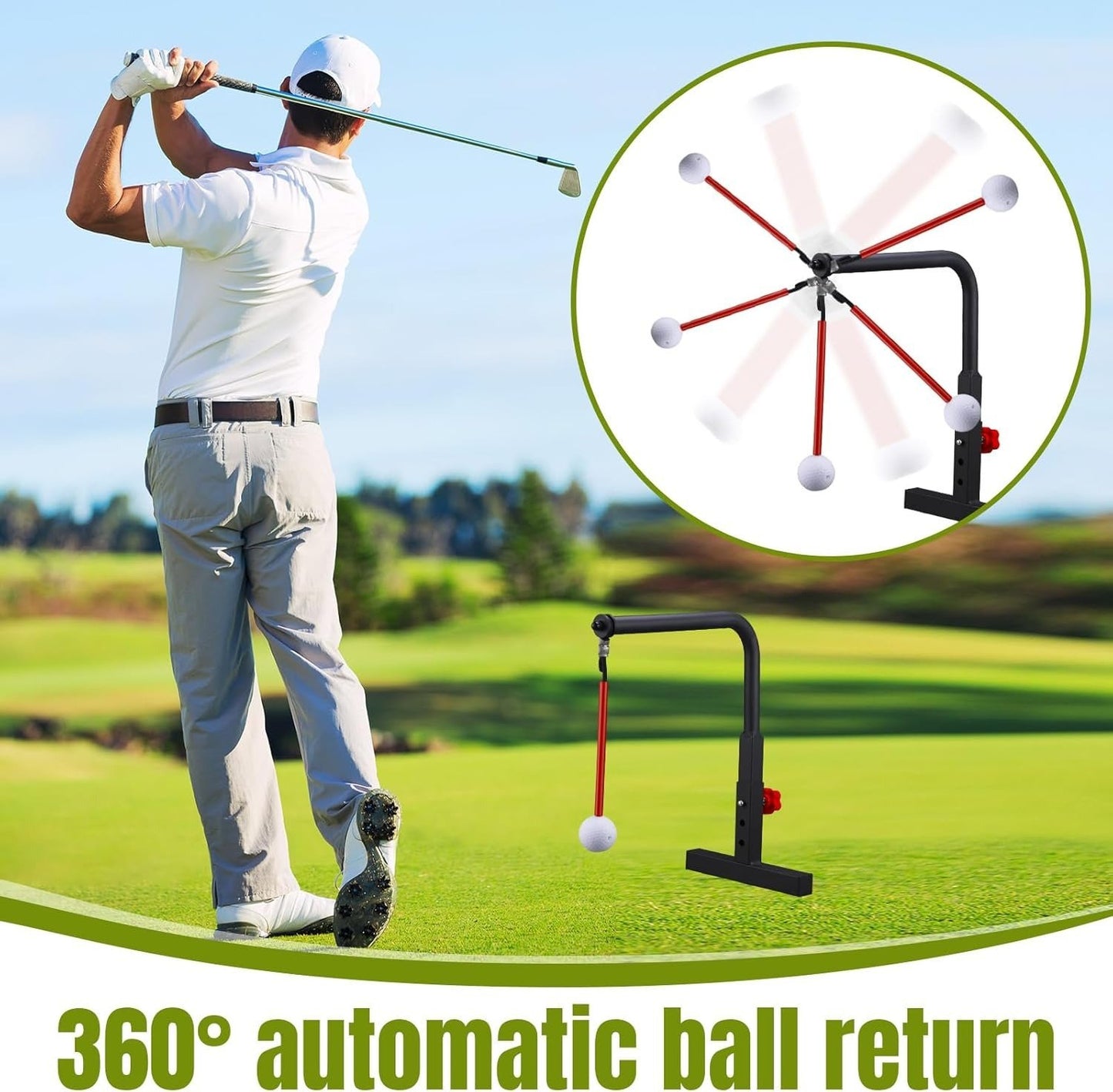 🏌️‍♂️ Real Impact Golf Swing Trainer – Practice Smarter, Swing Better（Free Shipping）