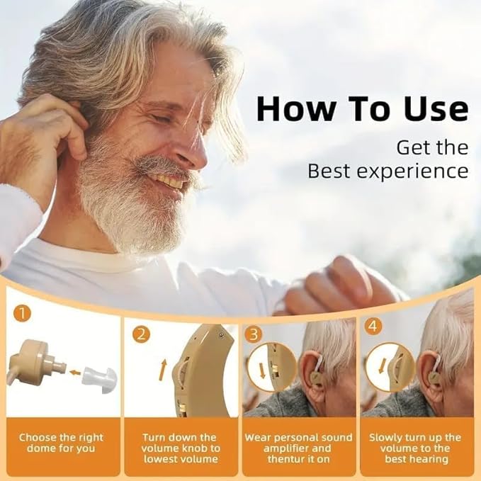 Earsight enhancement devices suitable for middle-aged and elderly people
