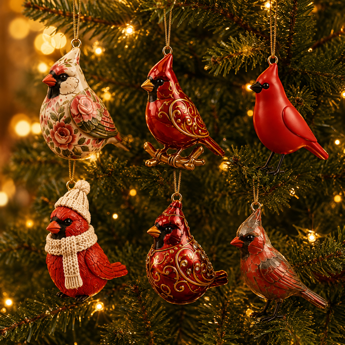 Last 50 pcs⏰ High-quality  model✨Cardinal Christmas 24-Day Countdown Calendar – Limited Anniversary Edition