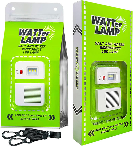 💡 Salt Water Emergency Lamp – No Batteries, No Charging, Just Salt + Water