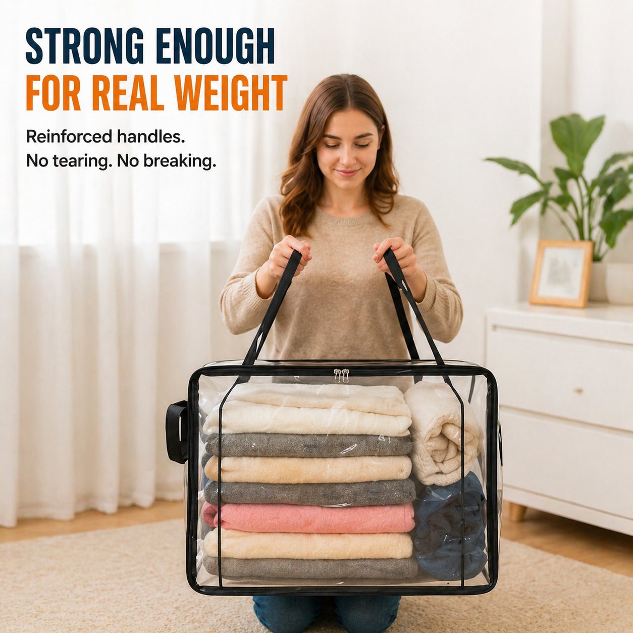 ✨250th Anniversary Special Day Sale 49% OFF📦Large Heavy-Duty Thick Plastic Clear Storage
