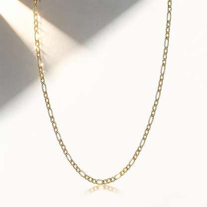 Elegant 2-Piece 18K Gold Jewelry Set – Bracelet & Necklace for Men & Women