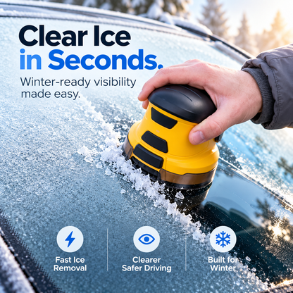❄️🚗 Electric Windshield Ice Scraper – Quick & Easy Ice Removal for Frosty Winter Mornings! ⚡