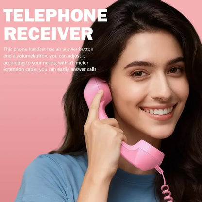 📞Retro telephone handset with Type-C interface