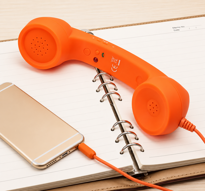 ☎️Retro Phone Handset for Smartphones – Classic Wired Calling Accessory