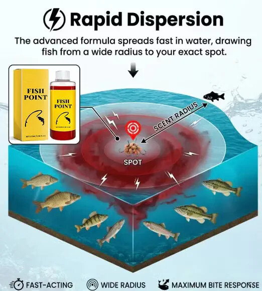 🎣 Concentrated Fish Attractant Liquid – Fast-Acting Red Worm Formula