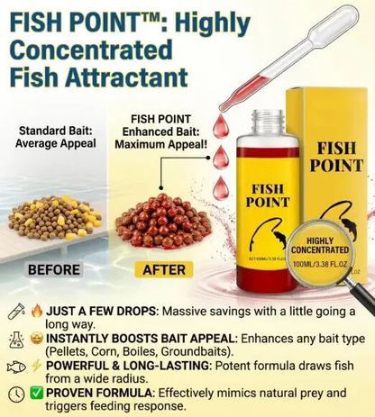🎣 Concentrated Fish Attractant Liquid – Fast-Acting Red Worm Formula