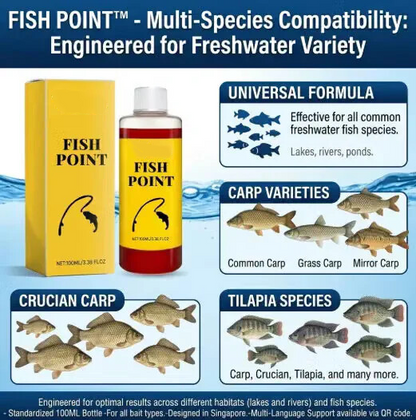 🎣 Concentrated Fish Attractant Liquid – Fast-Acting Red Worm Formula