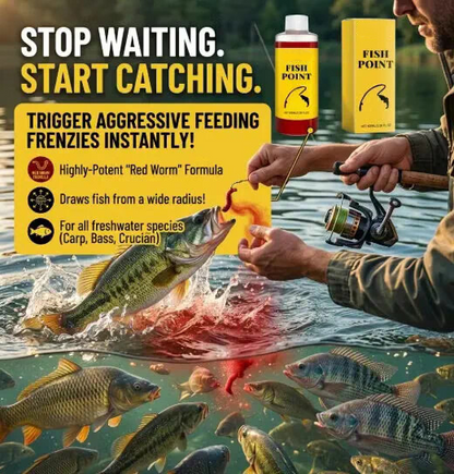 🎣 Concentrated Fish Attractant Liquid – Fast-Acting Red Worm Formula
