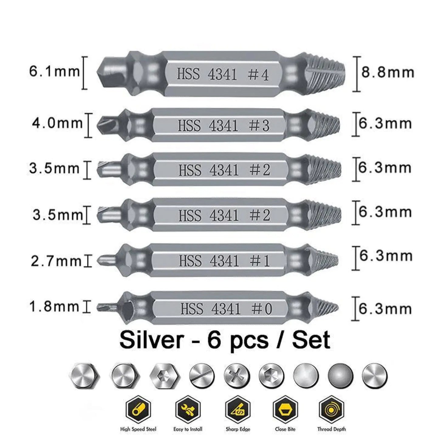 🔥Limited-time discount of 49%🔥Stripped Broken Screw Remover