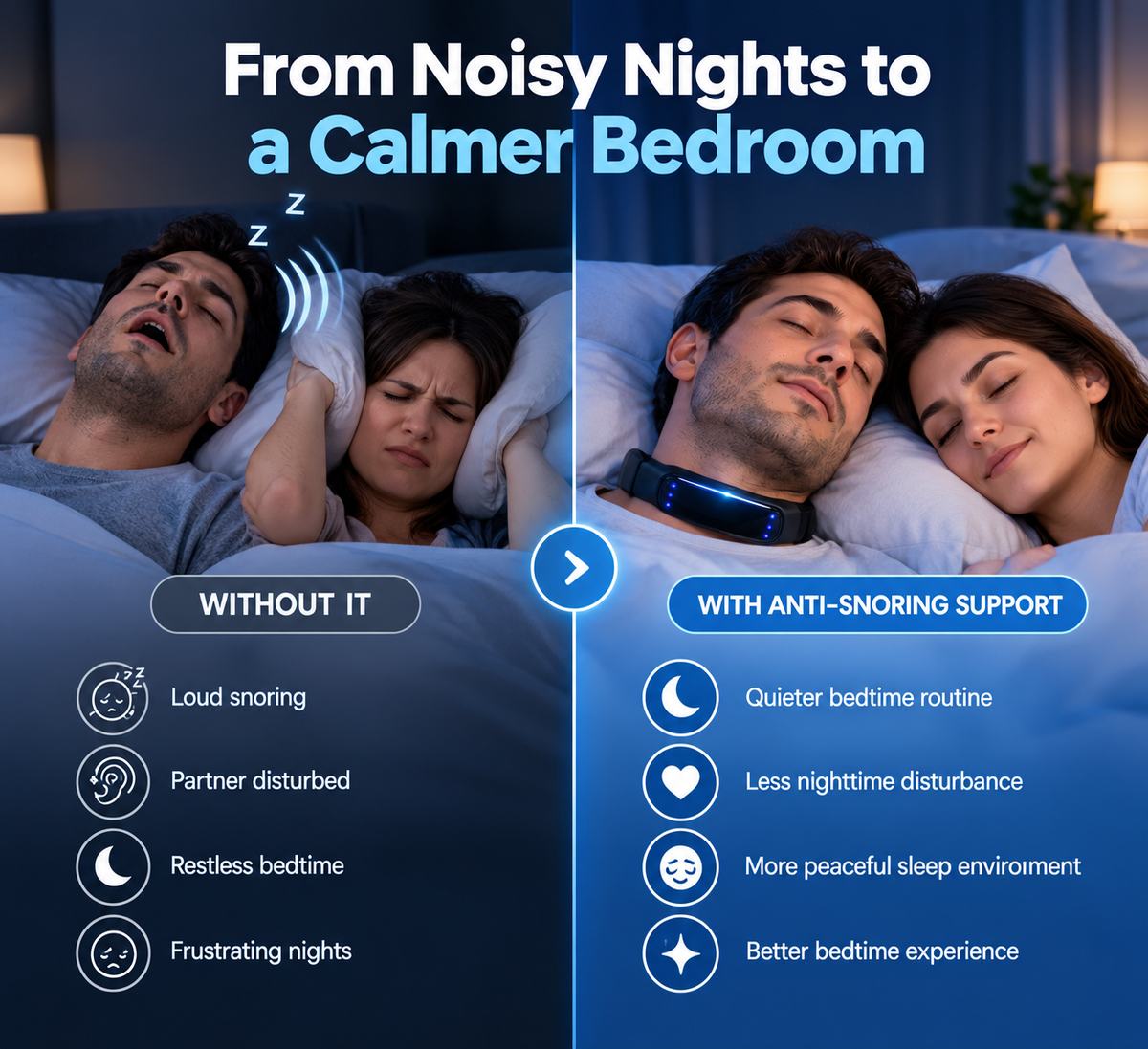 🔥Noomoriey™ Neck Wearable – Simple Bedtime Snoring Support