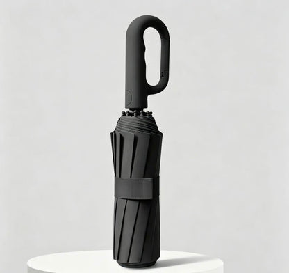🌂Automatic Folding Umbrella,Portable Rain Umbrella with Loop Buckle, Windproof & Waterproof Umbrella for Men & Women
