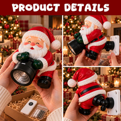 ✨🎅 Santa Christmas Welcome Projector – Festive Doorway Light with Remote Control🎅 ✨
