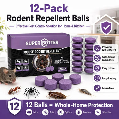 12-Pack Rodent Repellent Balls – Natural Pest Control 🐭