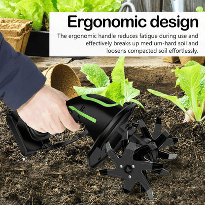 Livelydayin™ Multifunctional 2-in-1 Cordless Tiller & Cultivator with Telescopic Pole