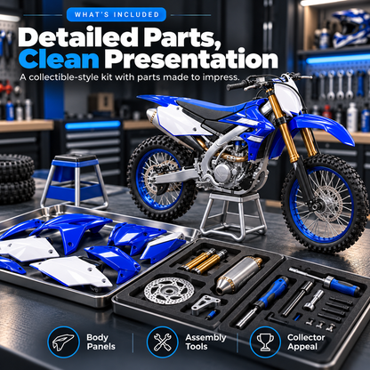 🏁 DIY Motocross Model Kit – Build & Display Your Own Dirt Bike 🏍️