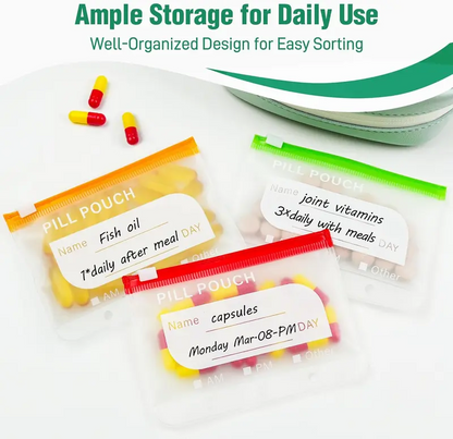 🔥Last Day 50% OFF - 💊The Ultimate A8 Waterproof Binder Pill Pouch Set