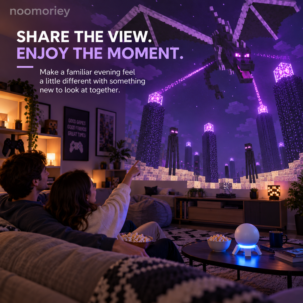 ✨ Gaming Room Pixel Projector – Fantasy Ambient Light Experience