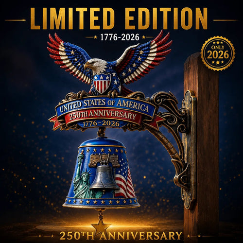 USA 250th Anniversary Patriotic Wall Bell | ✨ 50% OFF