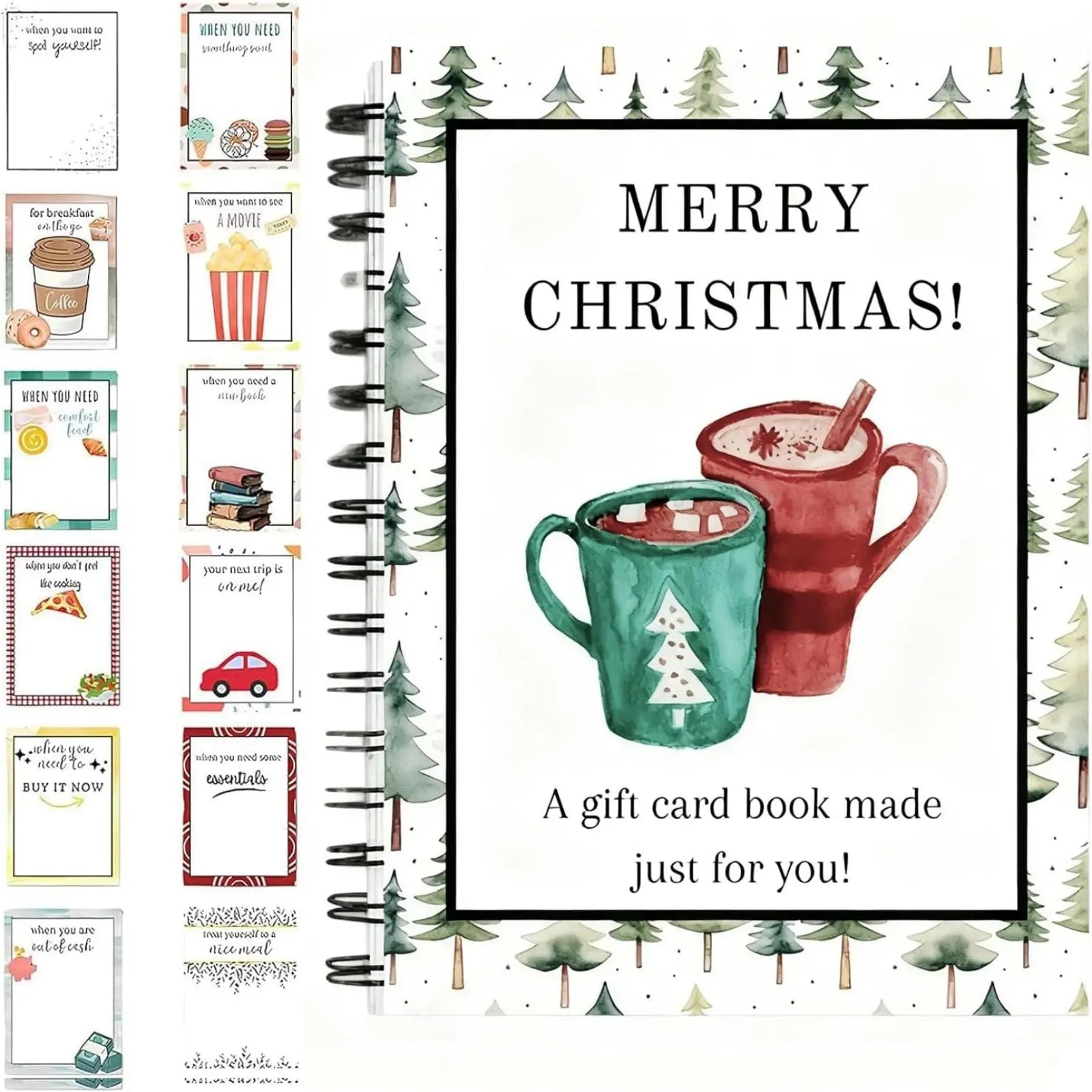 Christmas Gift Card Book Surprise Pages