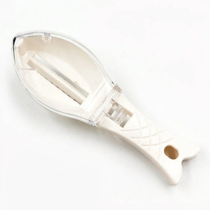 🐟 Mess-Control Fish Scaler with Collection Lid