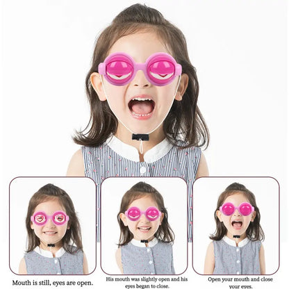 Fun and quirky glasses, suitable for children, creative prank toy, Easter, Christmas, and birthday gift, novelty and funny gadget, game accessory, suitable for party supplies.