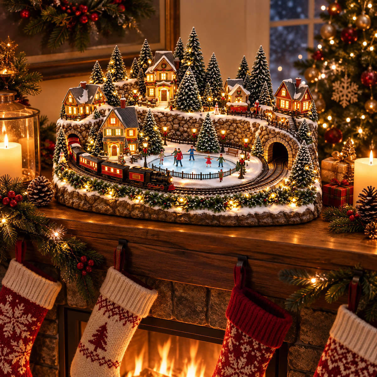 🎁Last Day 50% OFF🔥 Lighted & Animated Christmas Village Collection-✨