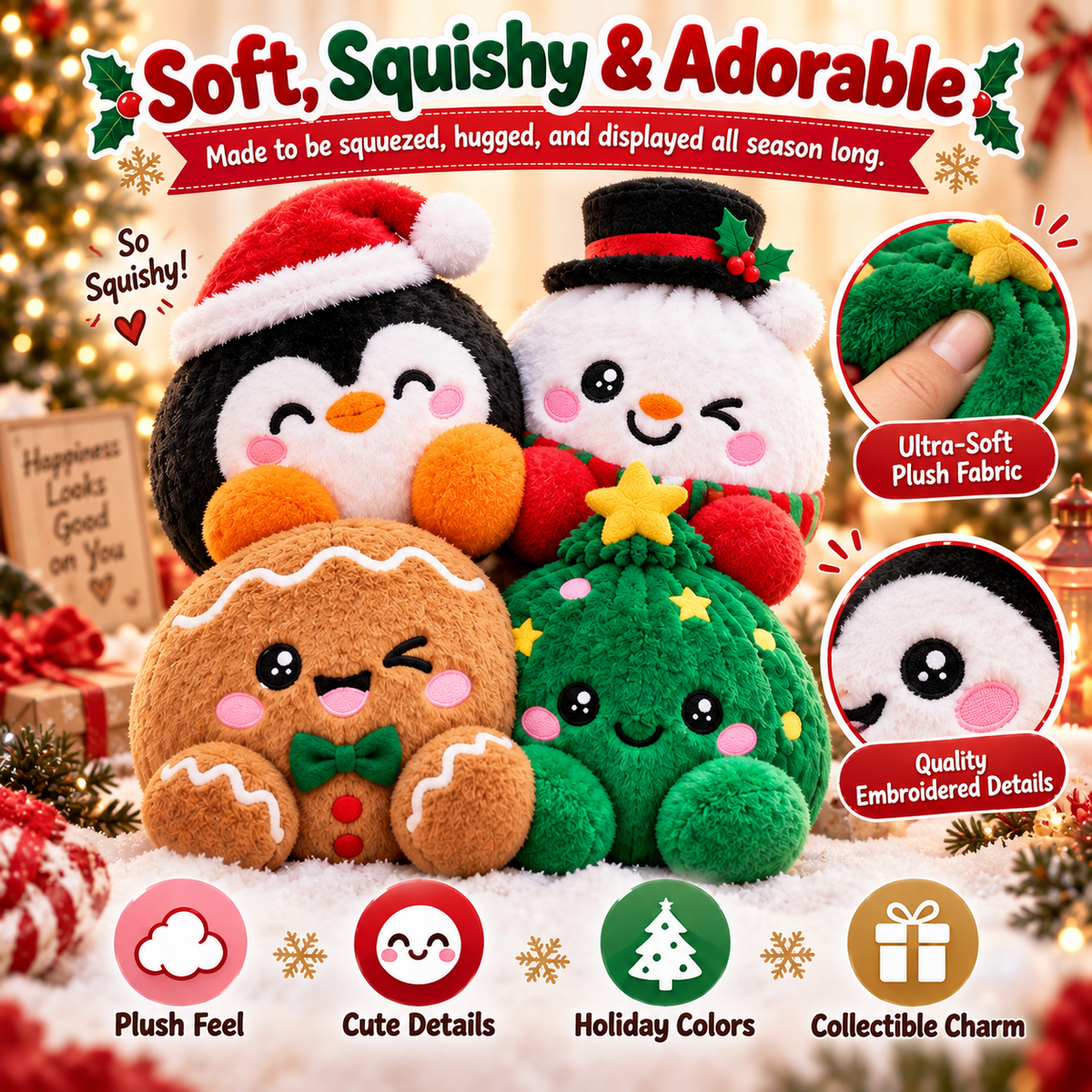 🎉Christmas Bao Plush Mystery Collection – Cute Holiday Plush Surprise