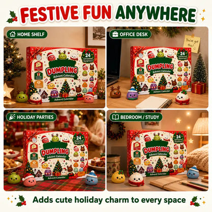 🥟 Dumpling Squishy Advent Calendar – 24 Days of Cute, Squeezable Surprises