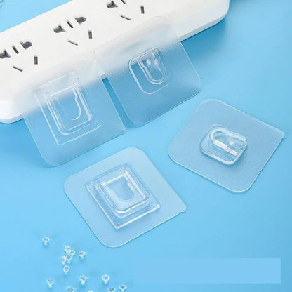 Wall Hooks Hanger - Double Sided Adhesive Suction Cup