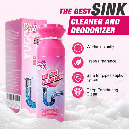 🫧Foaming Drain Cleaner 2-Pack | Sink & Drain Deodorizer