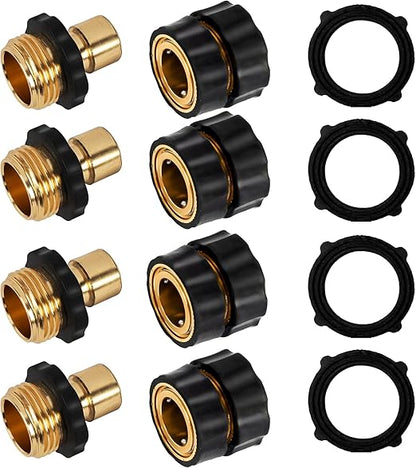 💧 Universal Quick Connect Pro Garden Hose Fittings – Heavy-Duty Reusable Premium Rust-Proof Hose Coupler Set 🛠️