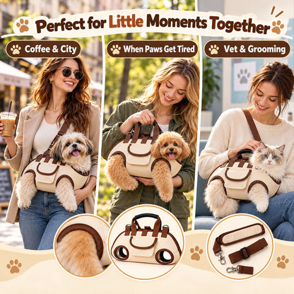 ⏰50% OFF – 😽Portable Breathable Pet Carrier Sling & Backpack 🐾🐶